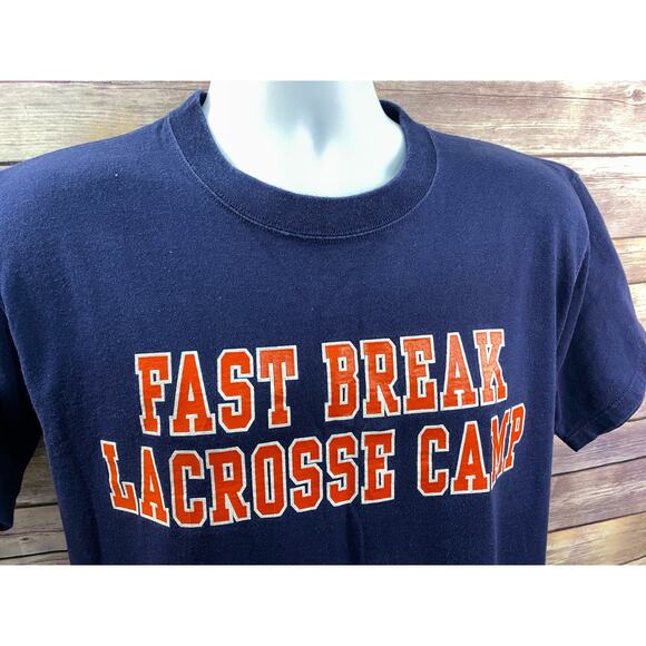 Vintage SOFFES Syracuse Orange Fast Break Game Lacrosse shirt Men's M - Picture 8 of 9